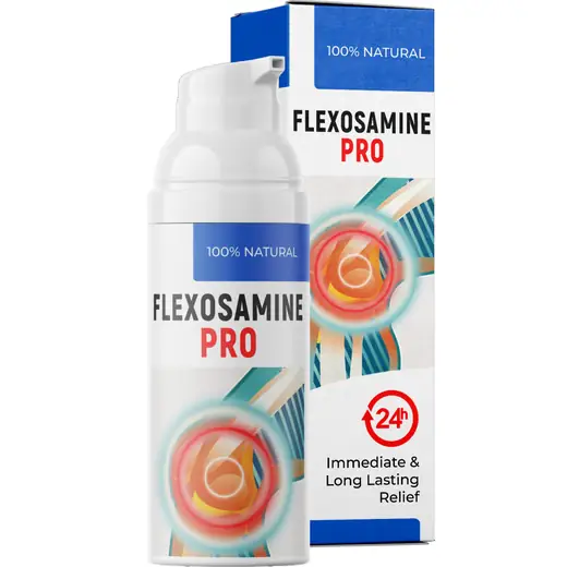 Flexosamine Pro Gel: Pumpflasche und Faltschachtel